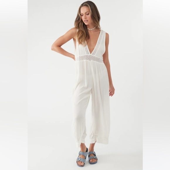 🔆O’NEILL🔆 SANDE JUMPSUIT COVER UP ROMPER BEAUTIFUL COMFY - Picture 8 of 16